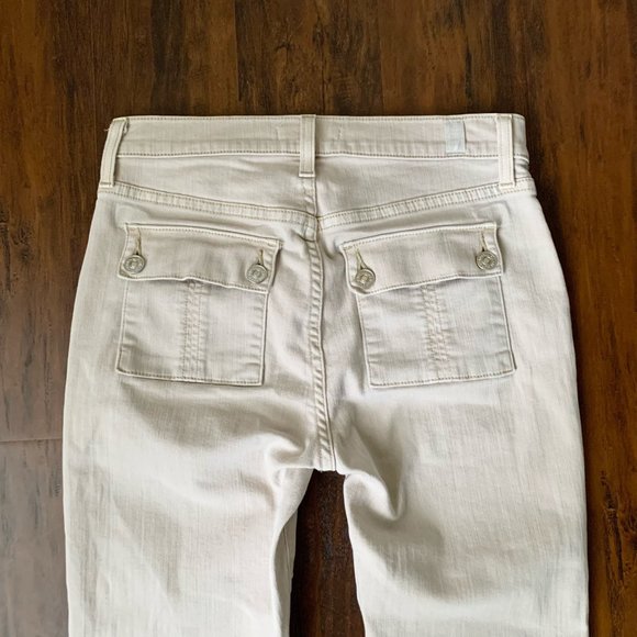 7 FOR ALL MANKIND Mid-Rise Straight Leg Jeans - Picture 2 of 8